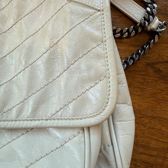 Saint Laurent YSL Medium Niki bag in "Blanc" Vintage Leather/MINT CONDITION! - Picture 12 of 16